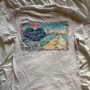 Lauren James white pocket tee